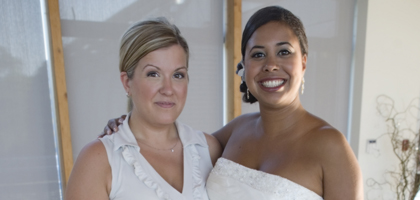 Bride and Wedding Caterer